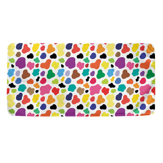 Colorful Cow Pattern Print Towel