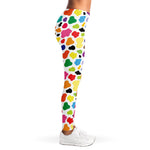 Colorful Cow Pattern Print Women's Leggings
