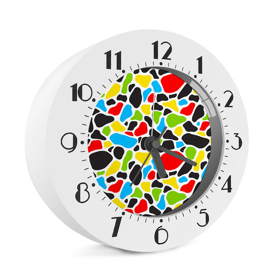 Colorful Cow Print Alarm Clock
