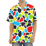 Colorful Cow Print Aloha Shirt