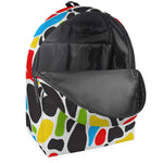 Colorful Cow Print Backpack