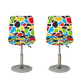 Colorful Cow Print Bar Stool Covers