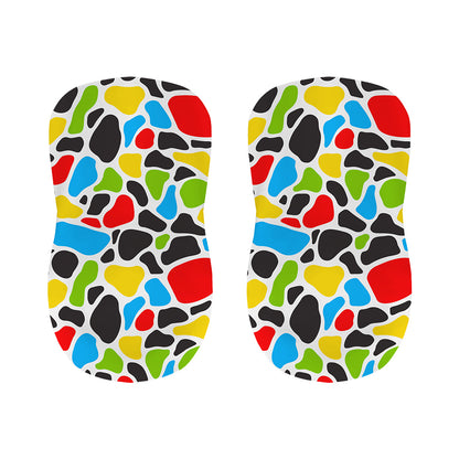 Colorful Cow Print Bar Stool Covers