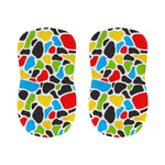 Colorful Cow Print Bar Stool Covers
