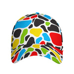 Colorful Cow Print Baseball Cap