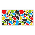 Colorful Cow Print Beach Towel