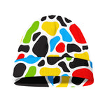 Colorful Cow Print Beanie