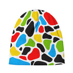 Colorful Cow Print Beanie