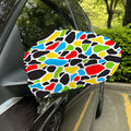 Colorful Cow Print Car Side Mirror Covers