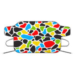 Colorful Cow Print Car Windshield Snow Cover