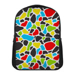 Colorful Cow Print Casual Backpack