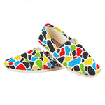Colorful Cow Print Casual Shoes