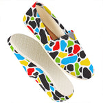 Colorful Cow Print Casual Shoes