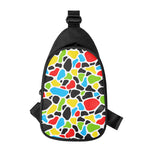 Colorful Cow Print Chest Bag