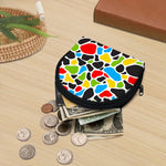 Colorful Cow Print Coin Purse