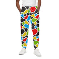 Colorful Cow Print Cotton Sweatpants