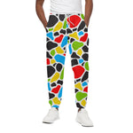 Colorful Cow Print Cotton Pants