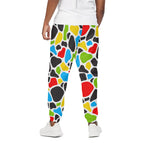 Colorful Cow Print Cotton Pants