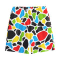 Colorful Cow Print Cotton Shorts