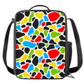 Colorful Cow Print Crossbody Lunch Bag