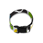 Colorful Cow Print Dog Collar