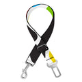 Colorful Cow Print Dog Seat Belt