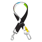 Colorful Cow Print Dog Seat Belt