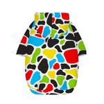 Colorful Cow Print Dog Zip Up Hoodie