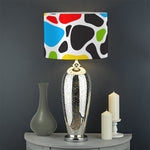 Colorful Cow Print Drum Lamp Shade