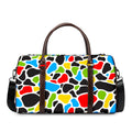 Colorful Cow Print Duffel Bag
