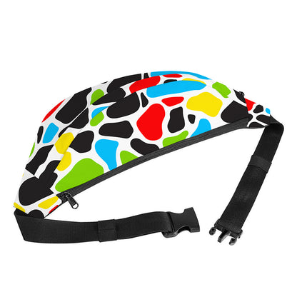 Colorful Cow Print Fanny Pack
