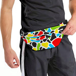 Colorful Cow Print Fanny Pack