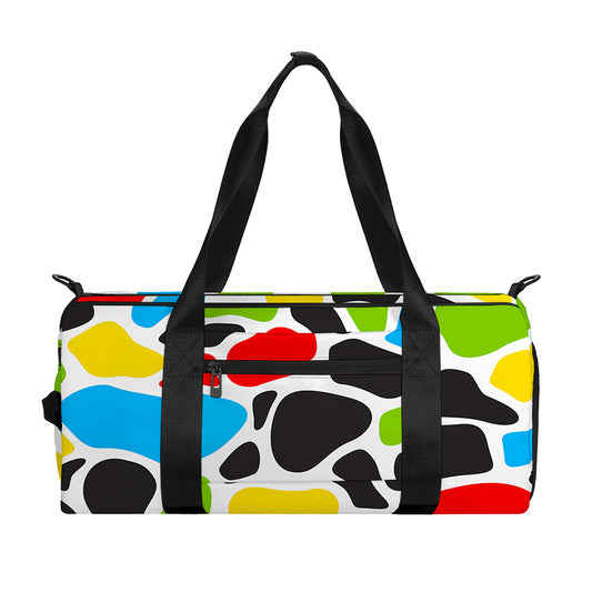 Colorful Cow Print Gym Bag
