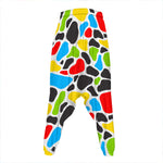Colorful Cow Print Hammer Pants