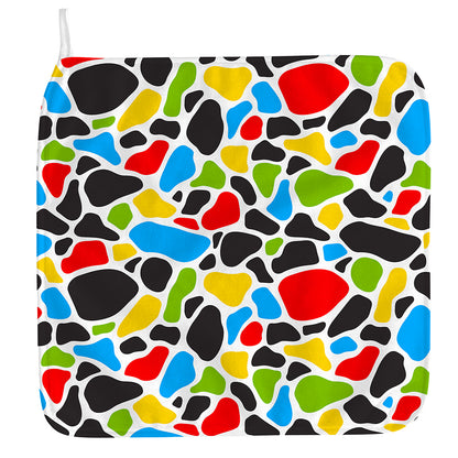 Colorful Cow Print Hand Towel