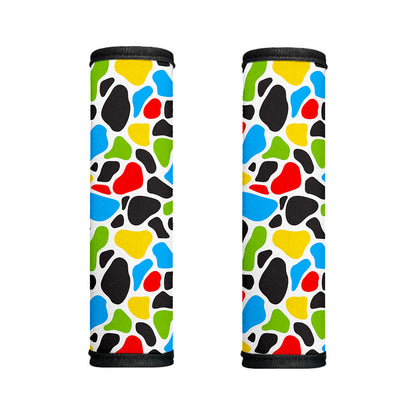 Colorful Cow Print Handle Covers
