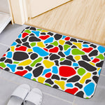 Colorful Cow Print Indoor Door Mat
