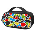 Colorful Cow Print Portable Cooler Travel Case