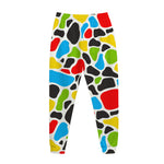 Colorful Cow Print Jogger Pants