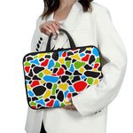 Colorful Cow Print Laptop Sleeve With Handle