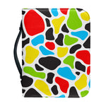 Colorful Cow Print Leather Bible Cover