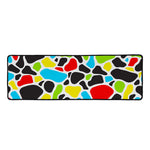 Colorful Cow Print Long Kitchen Mat