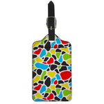 Colorful Cow Print Luggage Tag