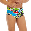 Colorful Cow Print Men's Briefs
