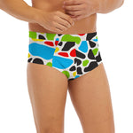 Colorful Cow Print Men's Briefs