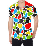 Colorful Cow Print Men's Shirt