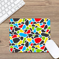 Colorful Cow Print Mouse Pad