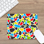 Colorful Cow Print Mouse Pad