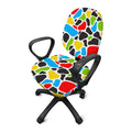 Colorful Cow Print Office Chair Cover
