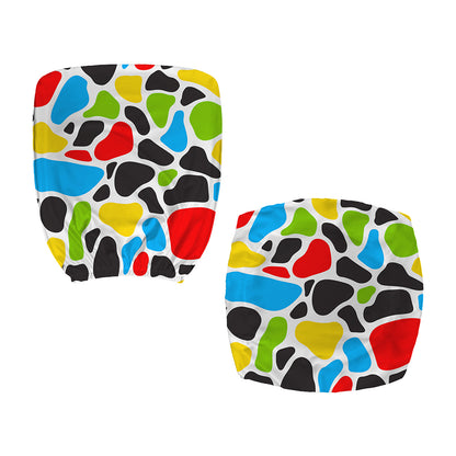 Colorful Cow Print Office Chair Cover